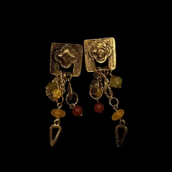 Boho Style Dangle Earrings - Picture 1 of 2